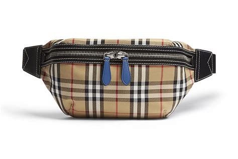 burberry check fanny pack